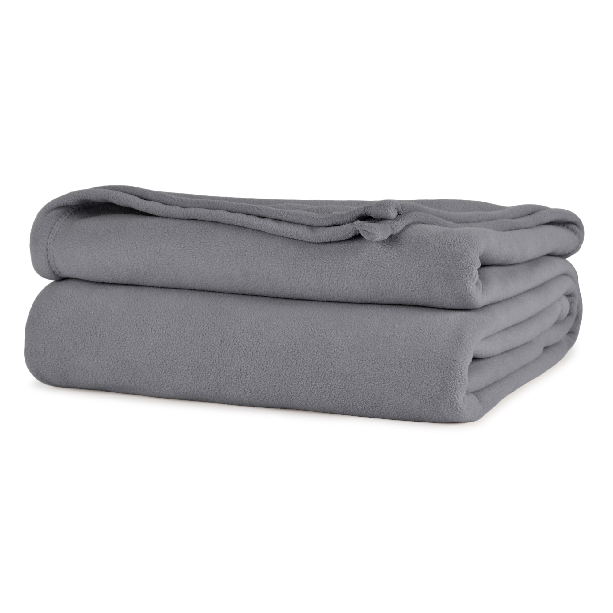 Grey UltraSoft Microfleece Blanket