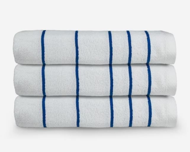 Bluefin Horizontal Stripe Pool Towel